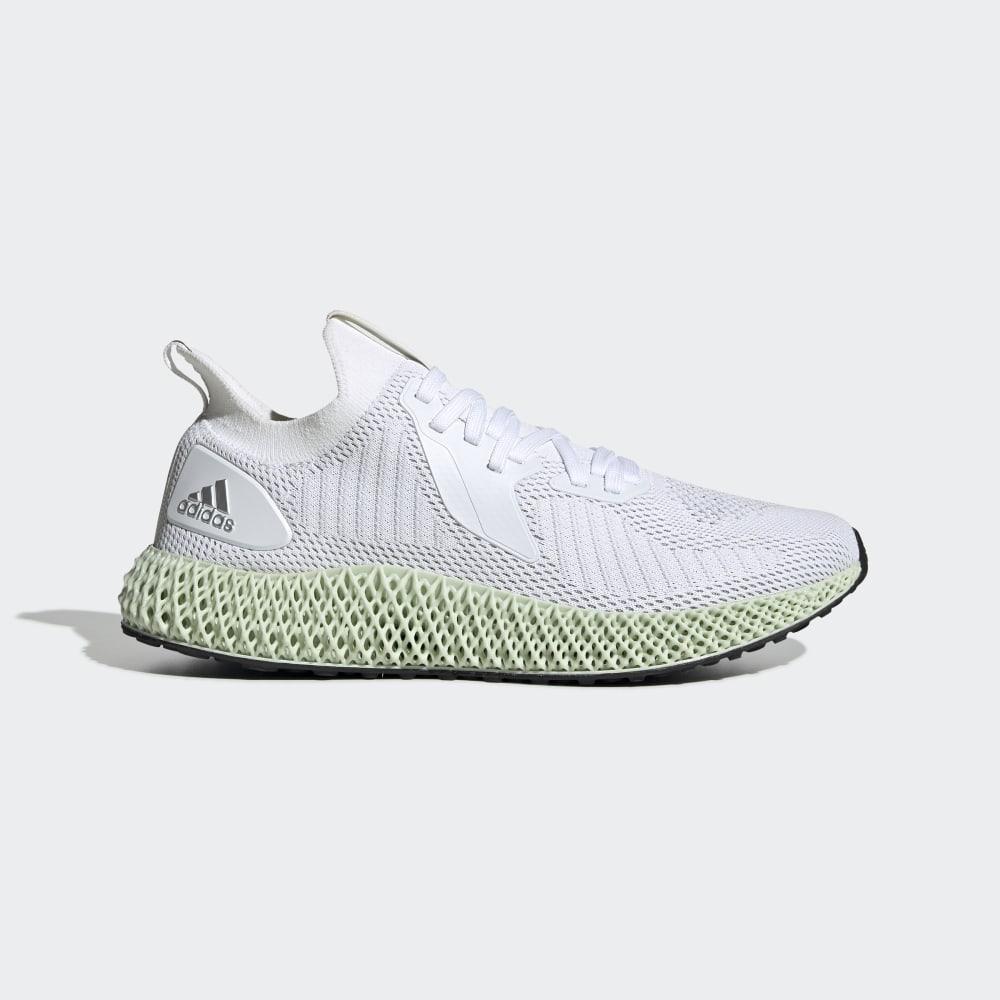 Adidasi Alergare Adidas Alphaedge 4D Reflective Barbati Romania - Albi/Argintii Metal/Negrii FV4687